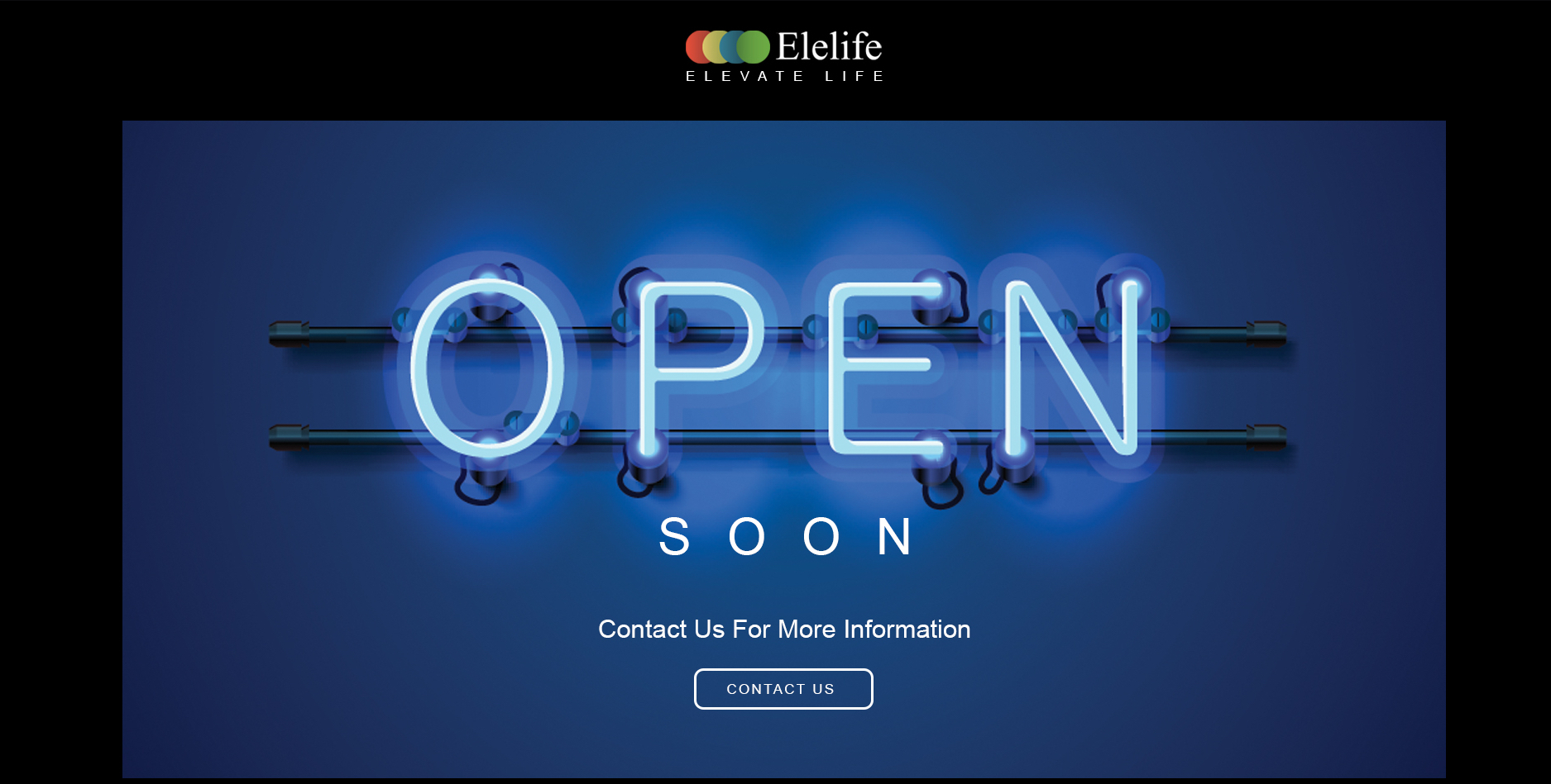 Open soon page graphic